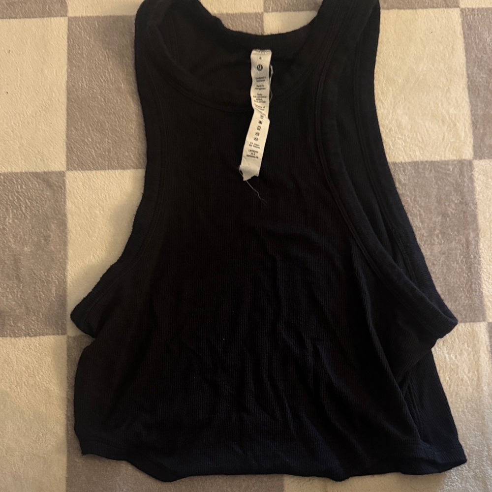 lululemon athletica Black Tank Top
